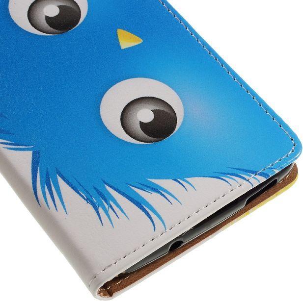 Actual product image MU Style Case leather with blue monster (DTEK60)