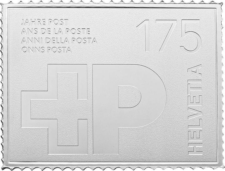 Philoro SILBERNE BRIEFMARKE - 175 Jahre Post (0.84, 2024)