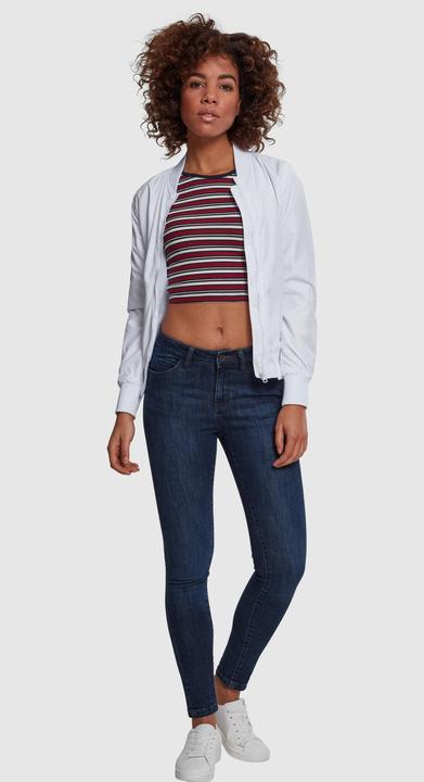 Actual product image Urban Classics Ladies Rib Stripe Cropped Top (L)