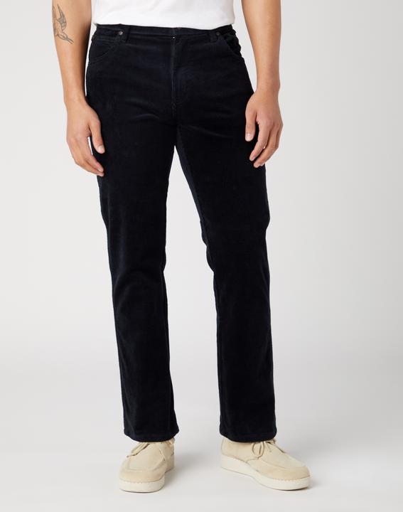 Produktbild Wrangler Greensboro (New Arizona) Cord Pant Straight Fit Bla (W42/L32)