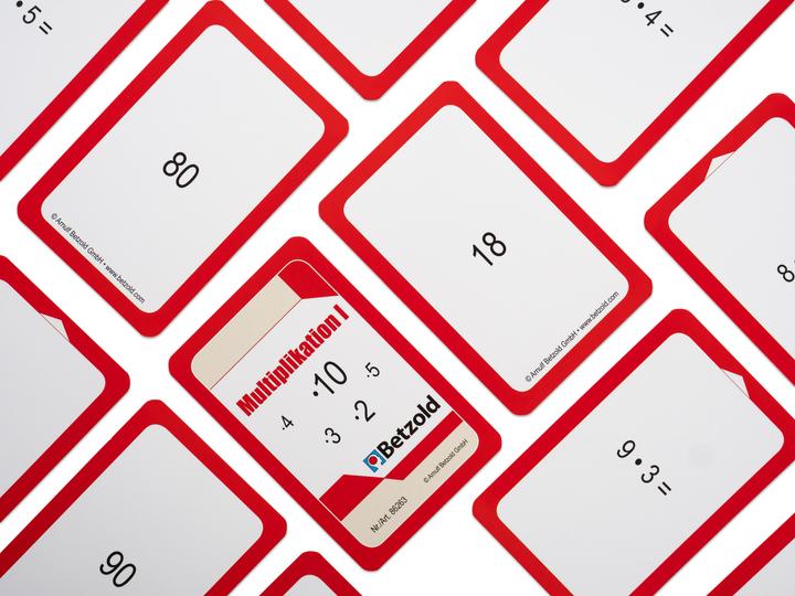 Image du produit Betzold Multiplication I - Jeu de cartes pour le cylindre magique (Allemand)