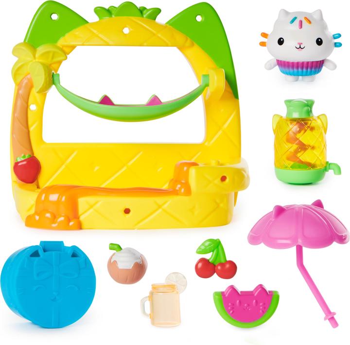 Actual product image Gabby's Dollhouse - Kuchi's Juice Bar Balcony Playset