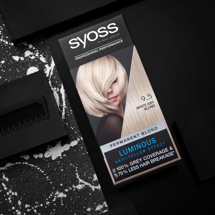 Actual product image Syoss Permanent colour 9 5 Cool Pearl Blonde (9-5 Cool pearl blonde)