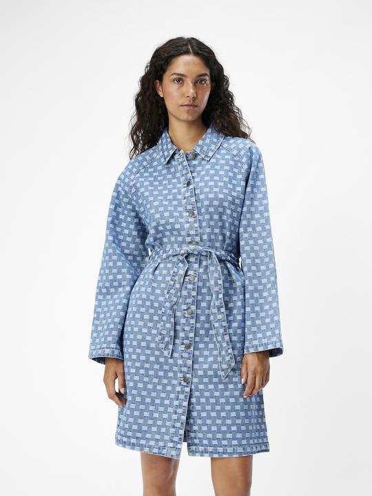 Produktbild Object Gemusterte Jeanskleid (M)