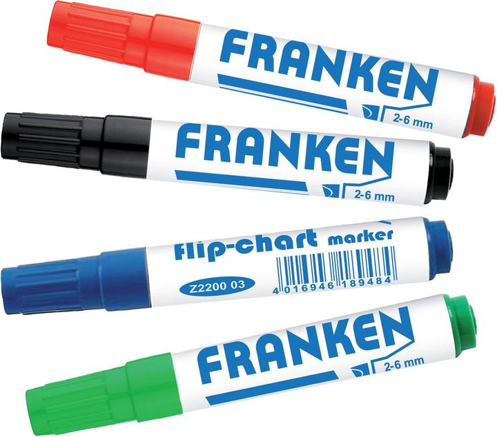Actual product image Franken Flipchart Marker (Multicoloured, 6 mm, 4 x)