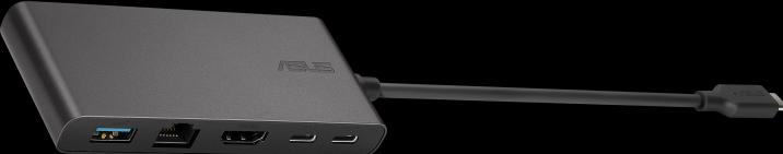 Actual product image ASUS Dual 4K USB-C dock (USB-C, 5 Ports)