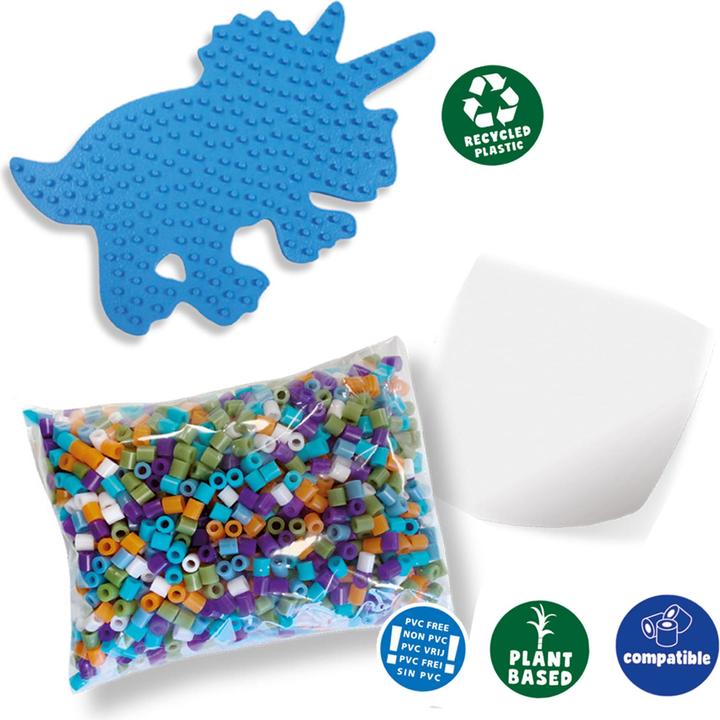 Image du produit Ses Green Beedz - Set de billes à repasser Triceratops Dino