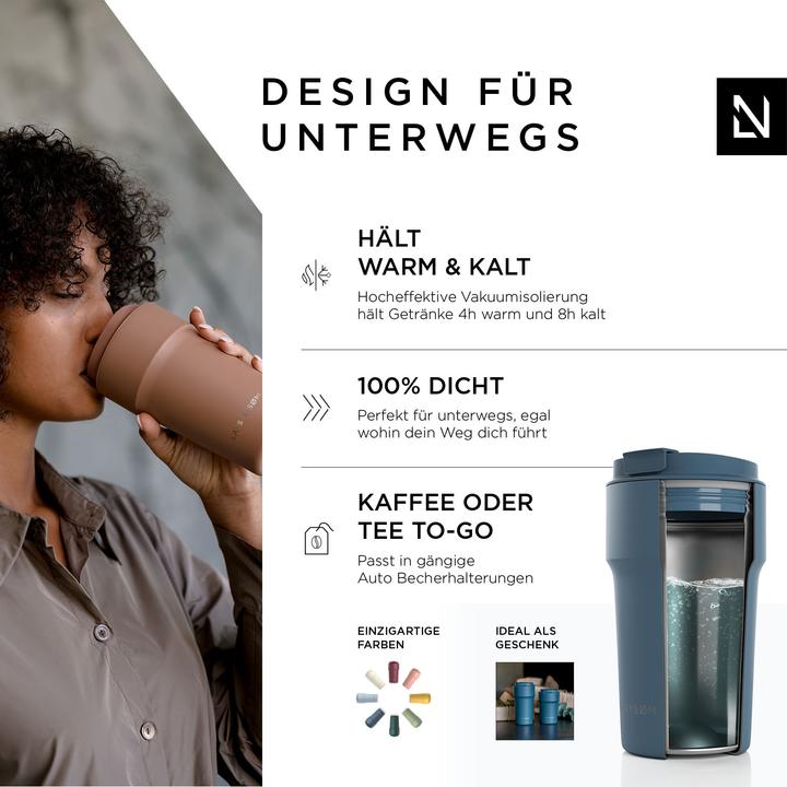 Productafbeelding Lars Nysøm Roestvrijstalen thermomok Bevaegelse (0.50 l)