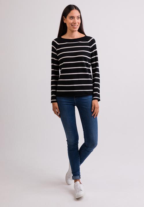 Produktbild Cash-Mere Kaschmir Rundhals Pullover gestreift (XS, S)