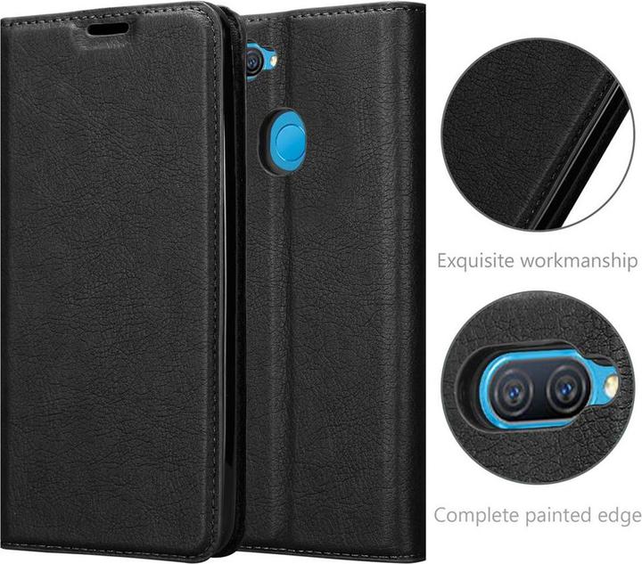 Actual product image Cadorabo Book Invisible Magnet Cover (Oppo A12)