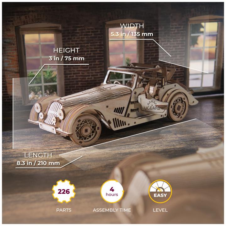 Produktbild Ugears 70202 Sports Car Rapid Mouse - Sports Car Rapid Mouse