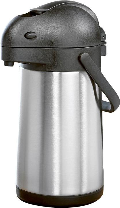 Actual product image Esmeyer Pump vacuum jug ""STREAM"", capacity: 1.9 litres Pump dispenser made of double-walled stainless (1.90 l)