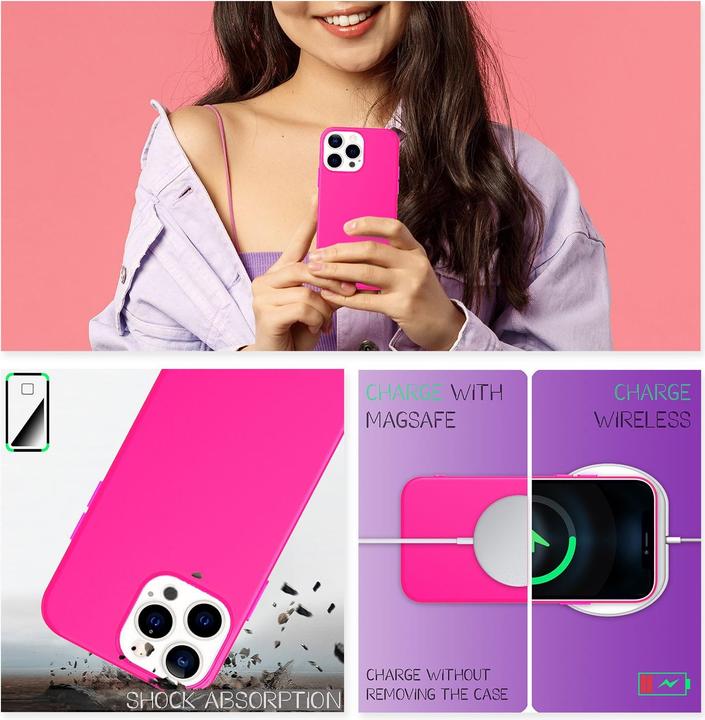 Produktbild Nalia Neon Silikon Handyhülle (Apple iPhone 13 Pro Max)