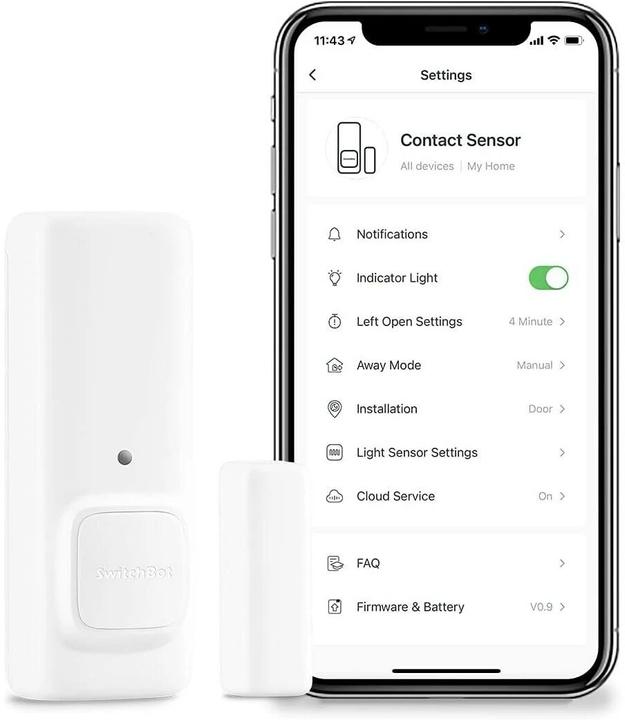 Actual product image SwitchBot Tür-/Fensterkontakt-Sensor