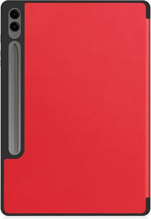 Image du produit Cover-Discount Galaxy Tab S9+ / S9 FE+ - Étui intelligent en silicone rouge (Galaxy Tab S9+, Galaxy Tab S10+, Galaxy Tab S9 FE)