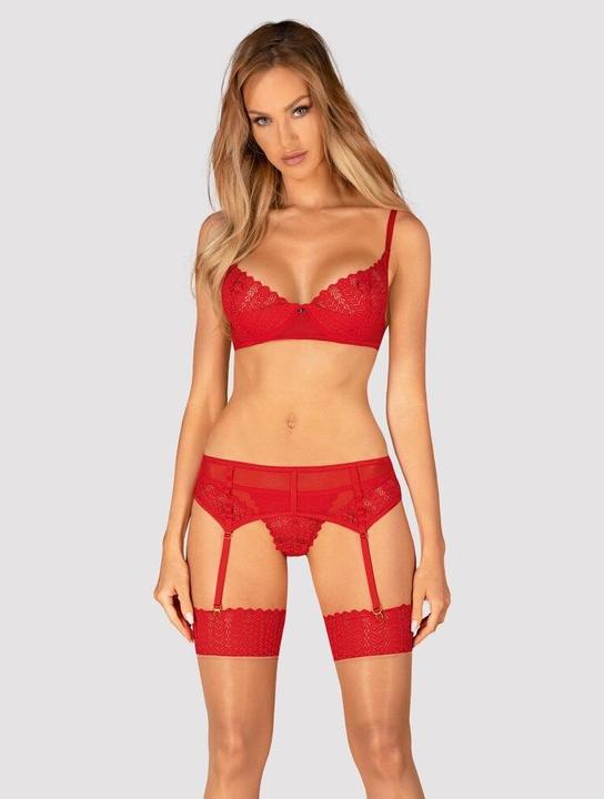 Produktbild Obsessive Ingridia 3teiliges Set Rot (M, L)
