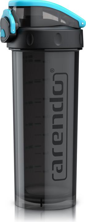 Arendo Protein Shaker, Eiweissshaker 800 ml, verschliessbar, spülmaschinengeeignet, für unterwegs, BPA-frei (0.60 l)