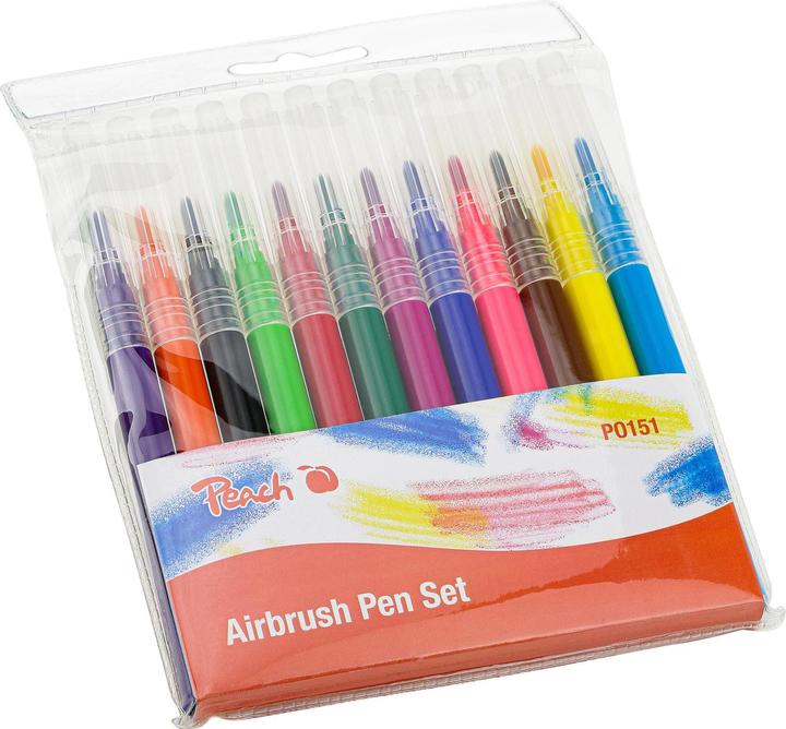 Produktbild Peach Airbrush-Pustestifte PO151 12 Stück (Mehrfarbig, 12 x)
