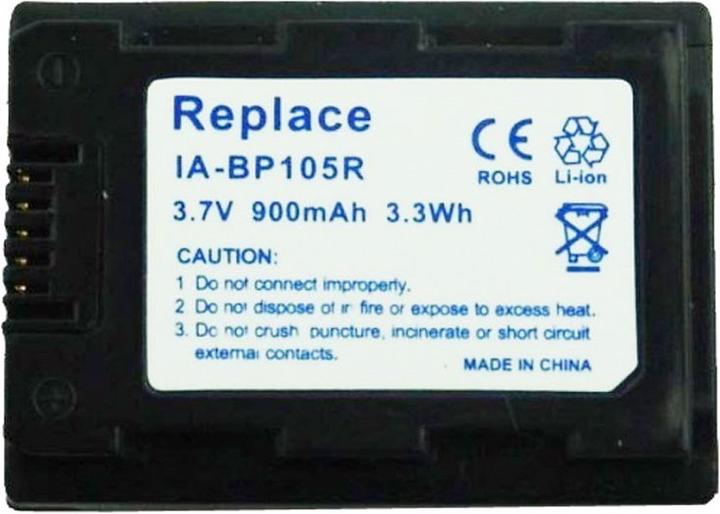 Actual product image Samsung Akku IA-BP105R, A-BP105R (Camera battery)