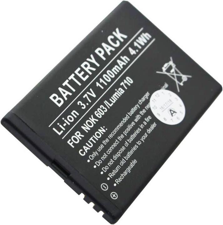 Image du produit Nokia Batterie Lumia 710 Batterie BP-3L