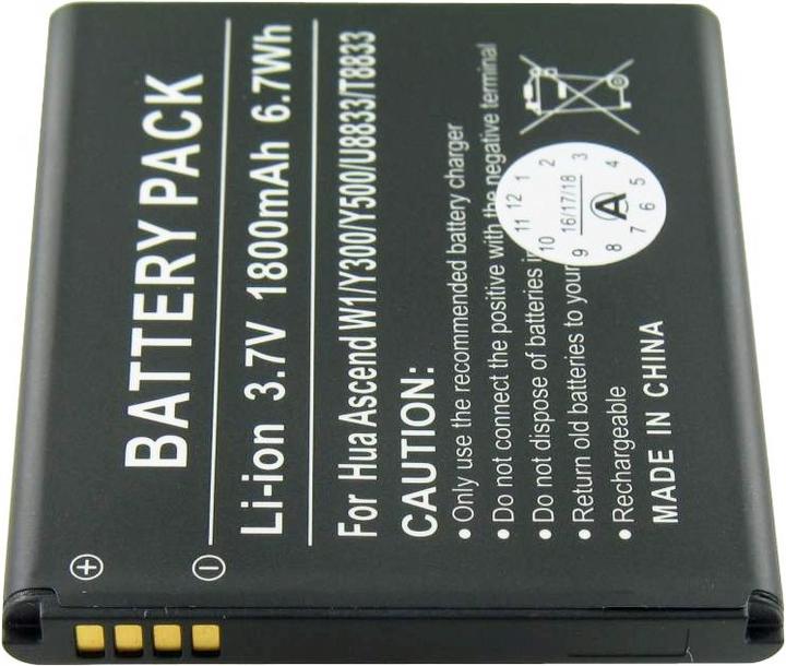 Actual product image Huawei Battery Ascend T8833, U8833, W1, Y300, Y360, Y500