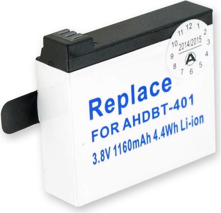 Immagine prodotto GoPro Batteria Hero 4 Batteria AHDBT-401, BT-401 (Accumulatore di carica elettrica)