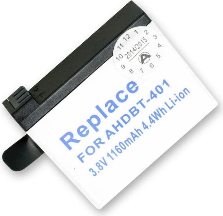 Immagine prodotto GoPro Batteria Hero 4 Batteria AHDBT-401, BT-401 (Accumulatore di carica elettrica)