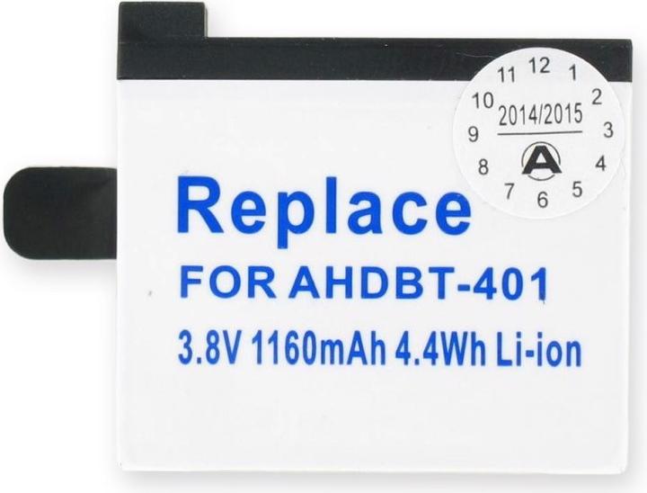 Immagine prodotto GoPro Batteria Hero 4 Batteria AHDBT-401, BT-401 (Accumulatore di carica elettrica)