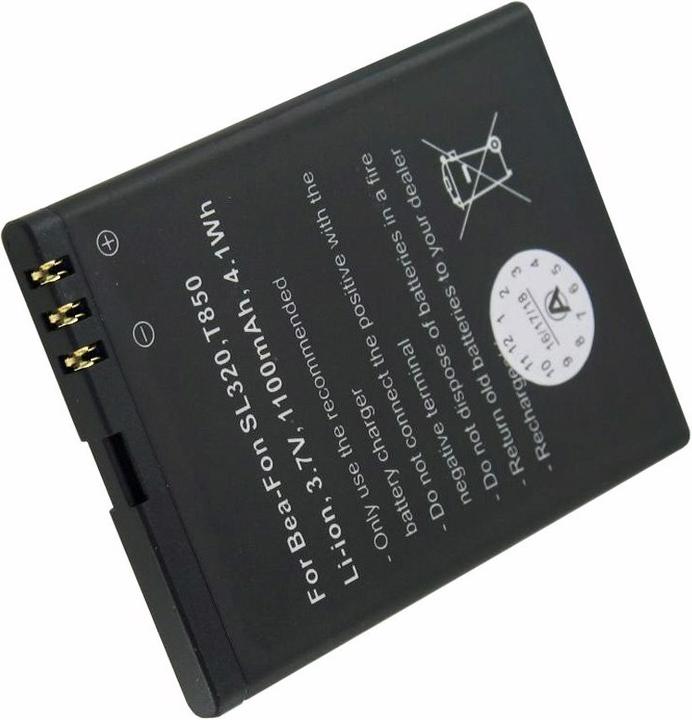 Actual product image AccuCell Akku Bea-Fon SL320 Akku T850, DRTEL-4D-01, Olympia Brio
