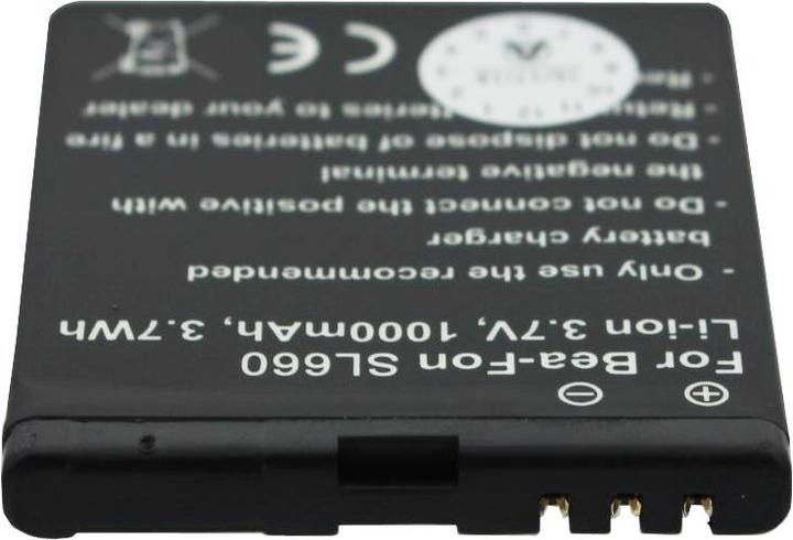 Produktbild AccuCell Akku Bea-Fon SL652A, SL652AF, SL660, SL670