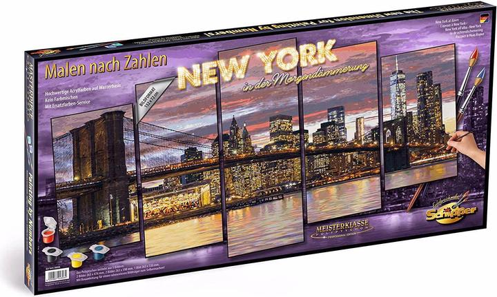 Actual product image Schipper Painting by numbers - New York at dawn