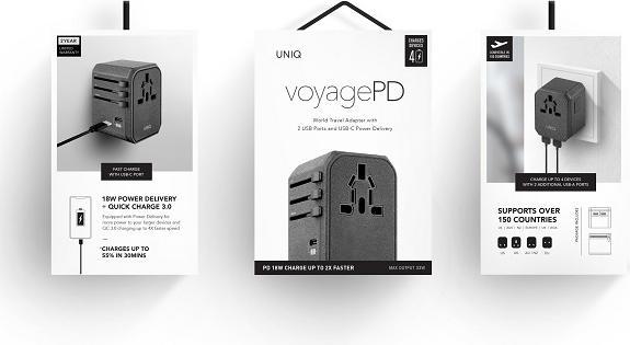 Produktbild Uniq VoyagePD Black Indoor
