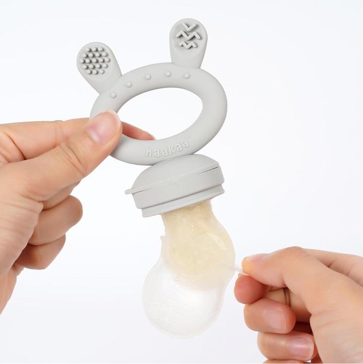 Actual product image Haakaa Fresh Food Feeder & Cover Set
