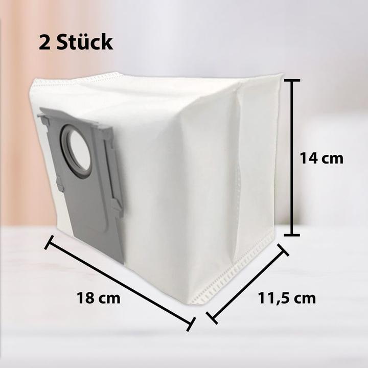 Image du produit Hermex Alternative Staubsaugerbeutel für Roborock S7 S7 MAX Q7 Q7 MAX T8 (2 x)