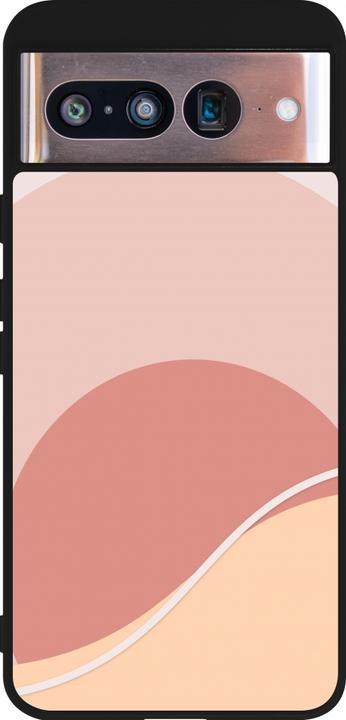 Actual product image PhoneLook Coque Silicone rigide noir Autumn 22 abstract sunrise (Google Pixel 8)