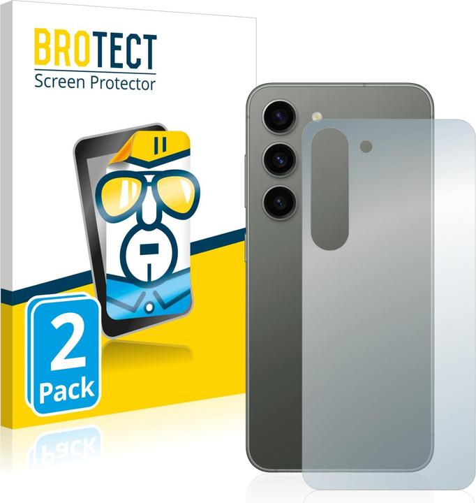 Actual product image BROTECT Screen Protector Clear (2 Piece, Samsung Galaxy S23+)