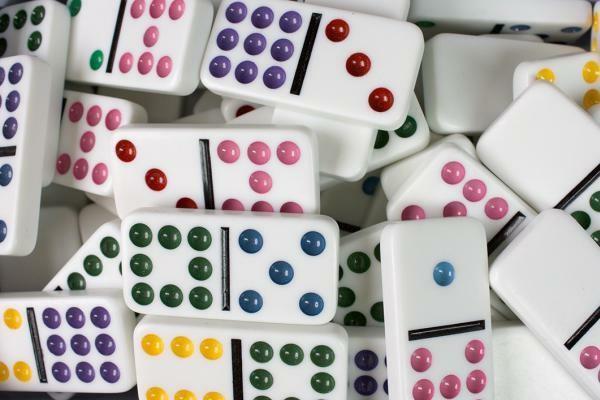 Actual product image Tactic Domino Double 9, pre-school age, boy/girl, 5 year(s), 99 year(s), 47 mm, 115 mm
