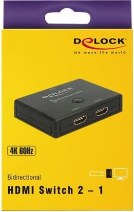 Actual product image Delock 2 Port HDMI Switch&Distributor