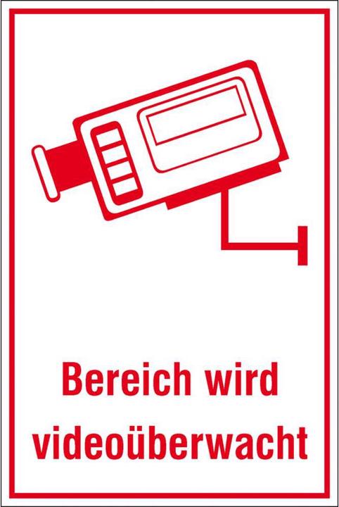 Produktbild SafetyMarking VideoInfozeichenBereichwirdvideoüberwacht