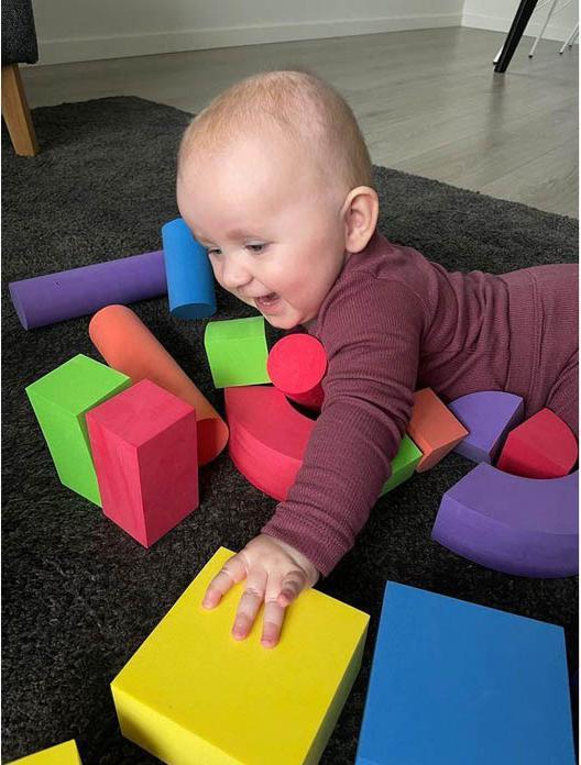 Actual product image Babytrold Pädagogische Schaumstoffblöcke