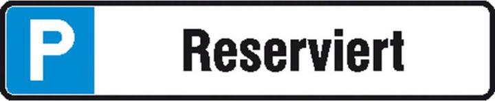 Produktbild SafetyMarking Parkplatzschild P Reserviert