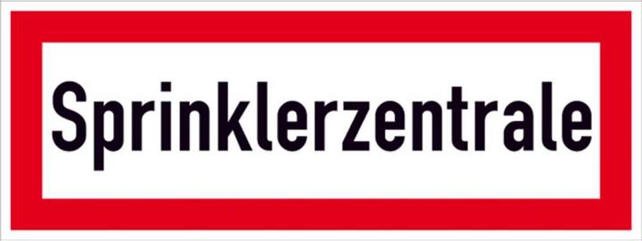 Image du produit SafetyMarking Panneau de signalisation pour la centrale sprinkler des pompiers 29.