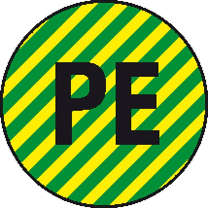 Image du produit SafetyMarking Étiquettes PE Terre de protection