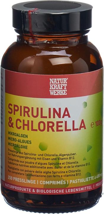 NaturKraftWerke Spirulina & Chlorella Presslinge (1 Stück, Tabletten, 324 g)
