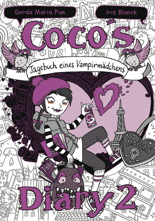 Actual product image Coco's Diary 2 - Tagebuch eines Vampirmädchens (German, Gerda M. Pum, 2018)