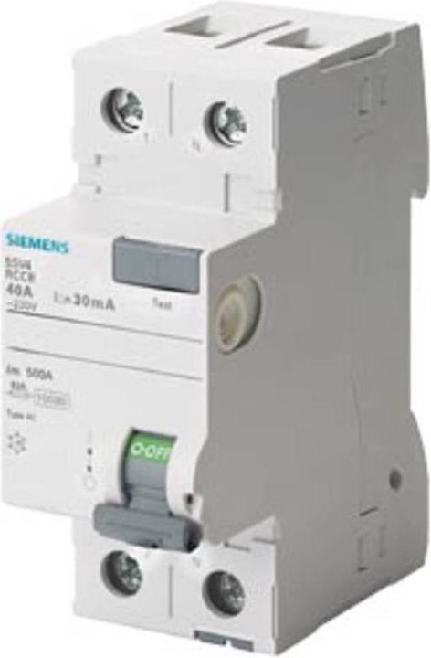 Produktbild Siemens FISchutzschalter Typ AC A 30 mA Un AC