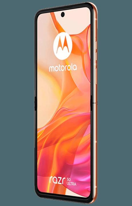 Actual product image Motorola Razr 50 Ultra (512 GB, Peach Fuzz, 6.90", SIM + eSIM, 50 Mpx)