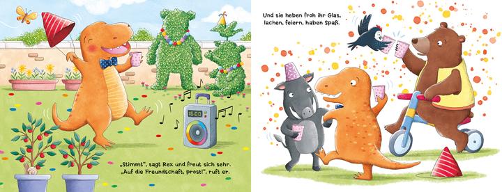 Produktbild Morgens früh um sechs gähnt der kleine Rex (Deutsch, Nicola Anker, 2024)