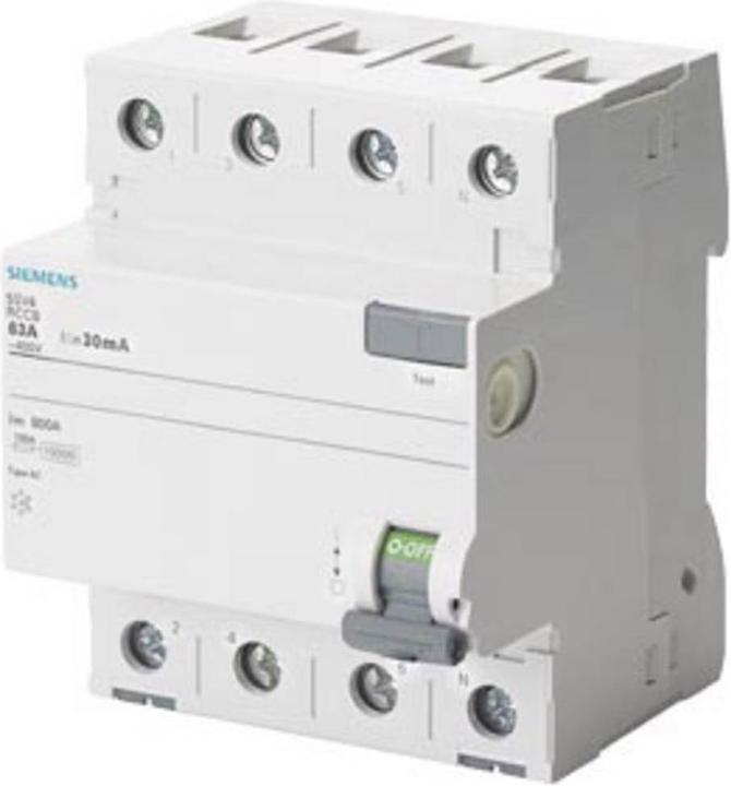 Image du produit Siemens Disjoncteur différentiel type AC A 30 mA Un AC