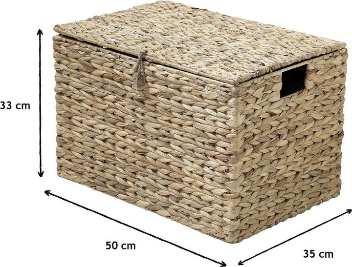 Immagine prodotto Casâme Baule in Giacinto d'acqua con coperchio